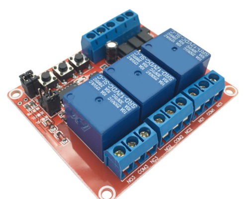 Self-Locking Interlock 2-in-1 3 Channel Relay Module