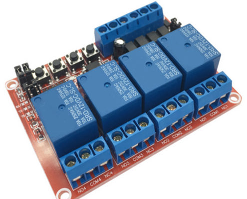 4 Channel Relay Module Self-locking Interlock Trigger