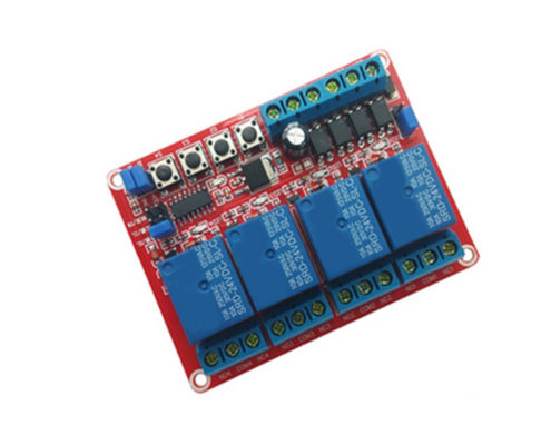 4 Channel Relay Module Self-locking Interlock Trigger