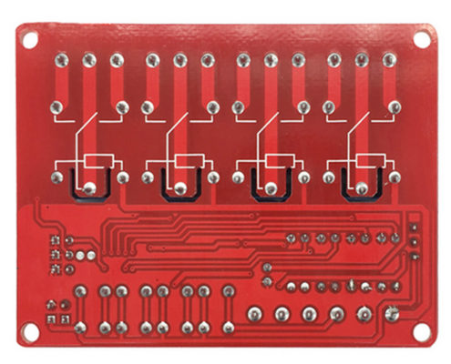 4 Channel Relay Module Self-locking Interlock Trigger