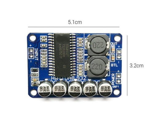 TDA8932 Amplifier Board Mono Audio Power Amp Digital Module