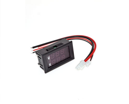 Dual LED Digital Voltmeter Ammeter Panel Tester With DC 100V 10A