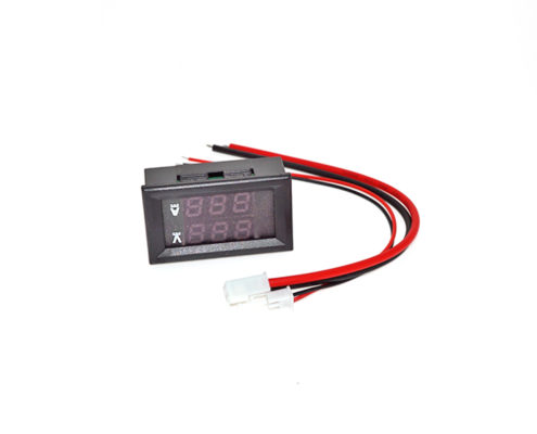 Dual LED Digital Voltmeter Ammeter Panel Tester With DC 100V 10A