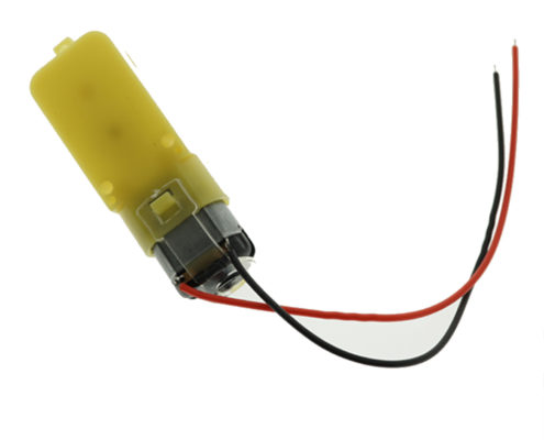 Single Axis Intelligent Car Gear TT Motor With Cable