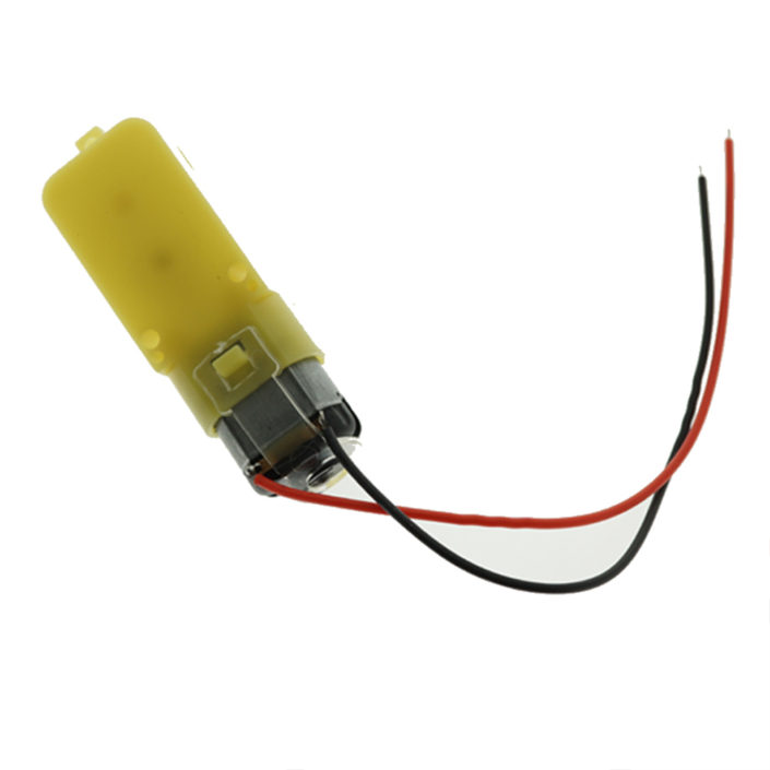Single Axis Intelligent Car Gear TT Motor With Cable