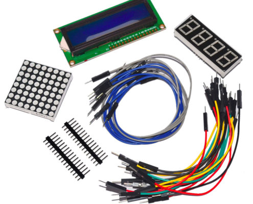 UNO R3 Board 1602 Display SG90 Servo Motor Starter Kit For Arduino