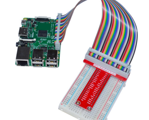 GPIO Extension Board v2.2 Ribbon Cable Breadboard For RPi