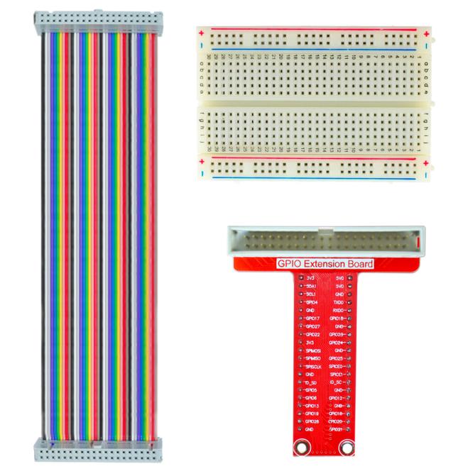 GPIO Extension Board v2.2 Ribbon Cable Breadboard For RPi