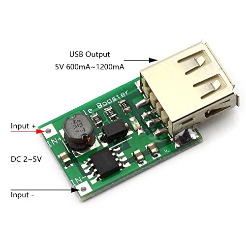 DC-DC 2V-5V to 5V 1200MA 1.2A Booster Step Up Power Supply Module For Arduino AS