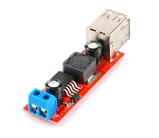 Dual USB connector dc dc step down module 9V 24V 36V 12v to 5v