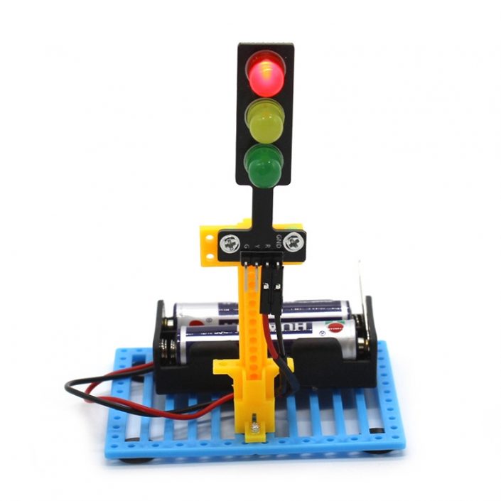 strip plate three colors traffic light