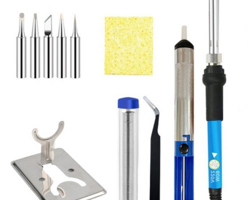 temperature regulating soldering iron