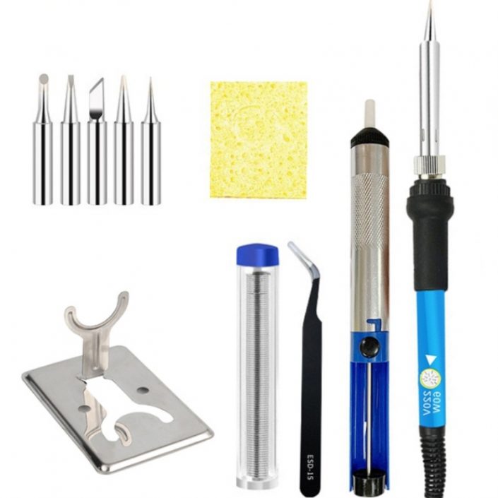 temperature regulating soldering iron