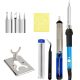 temperature regulating soldering iron