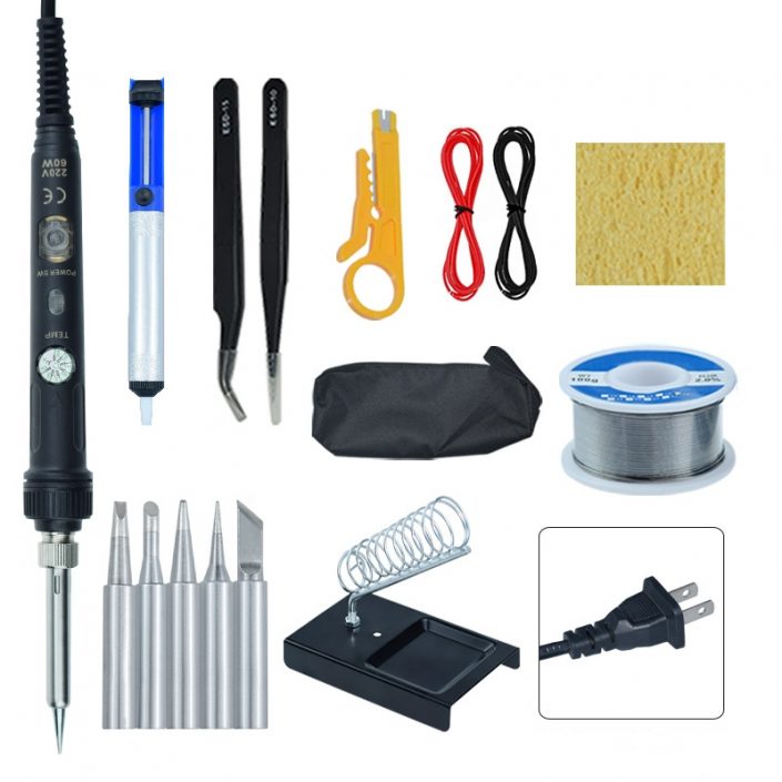 beginner 60W electric soldering iron set