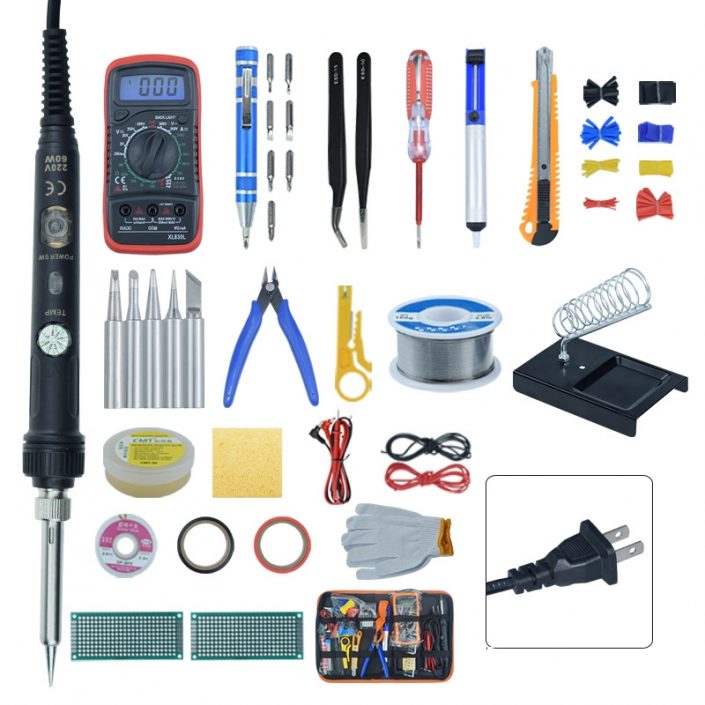 advanced 60W electric soldering iron set