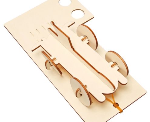 rubber band elastic car