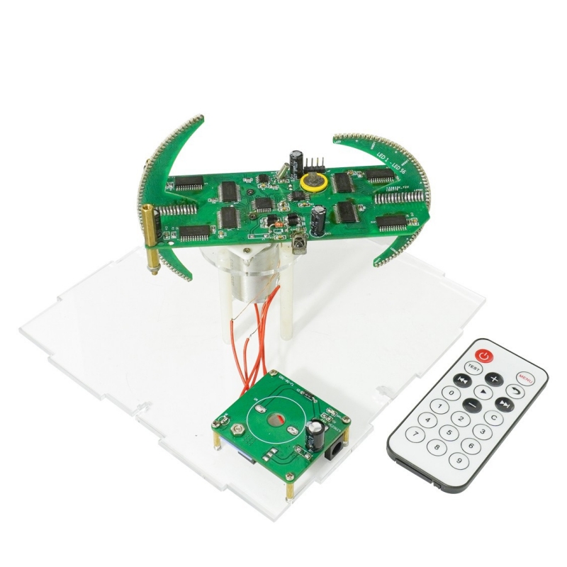 rotating-dual-color-led-clock rotating dual color led clock