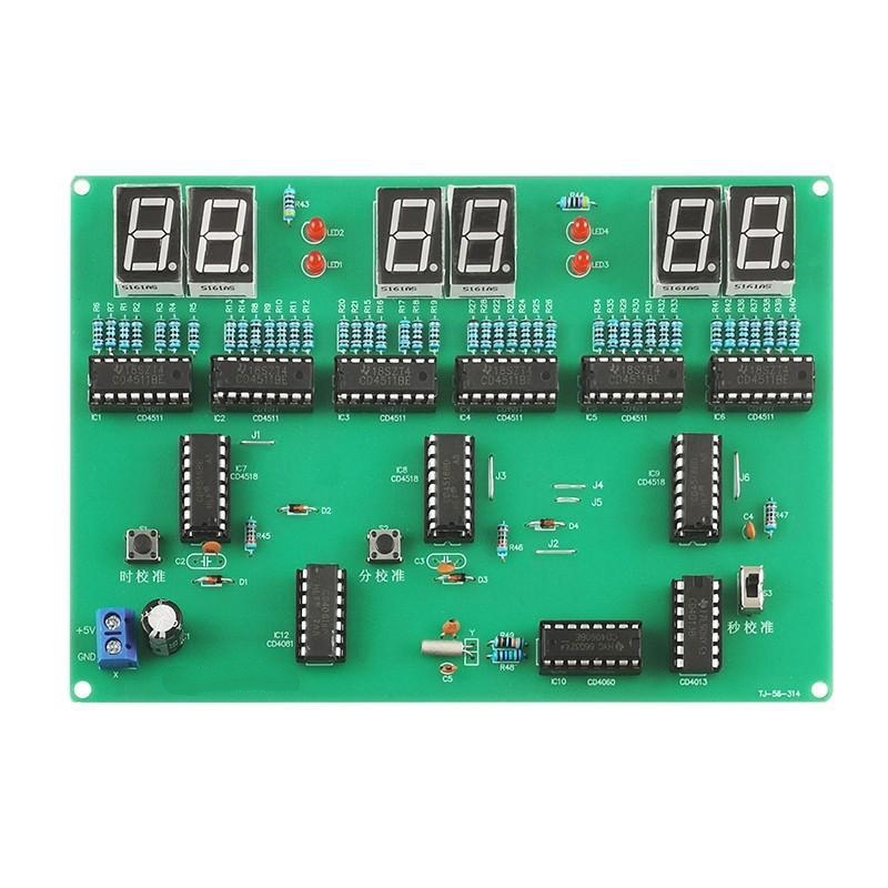 six digit electronic clock