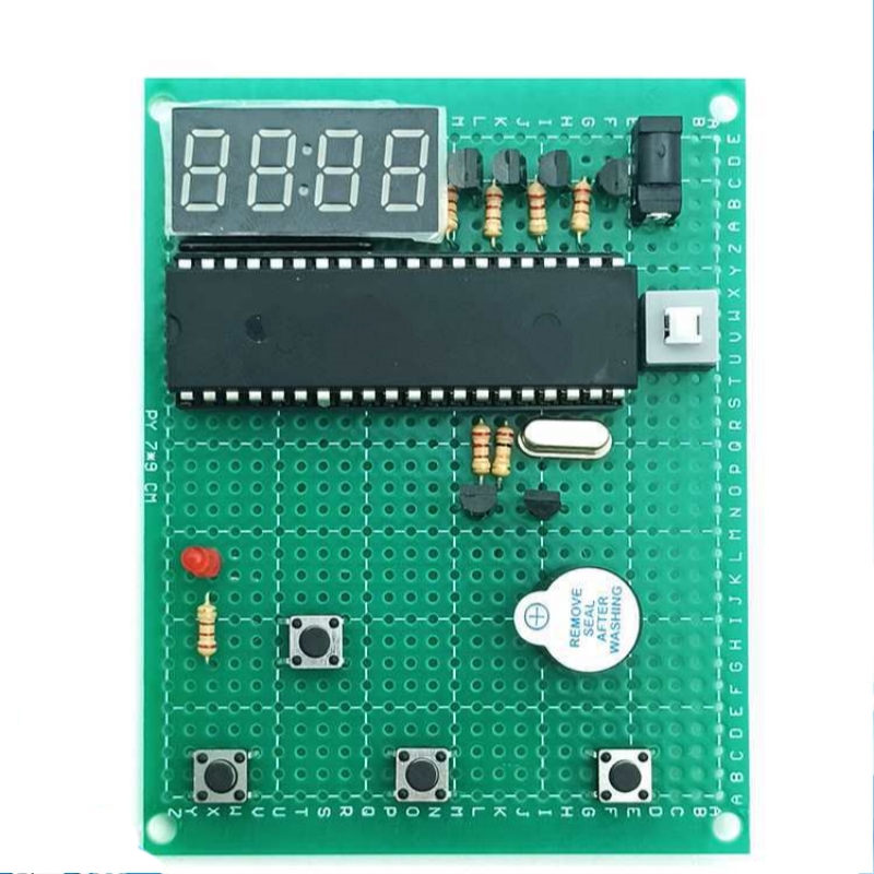 51-microcontroller temperature alarm