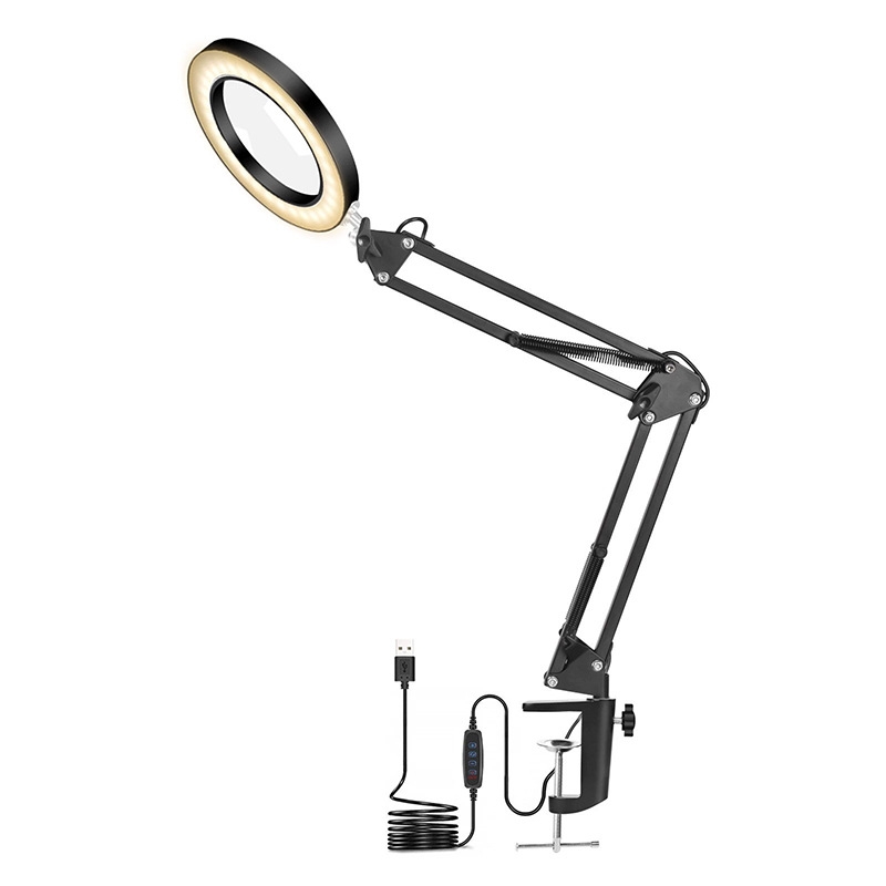 folding magnifier table