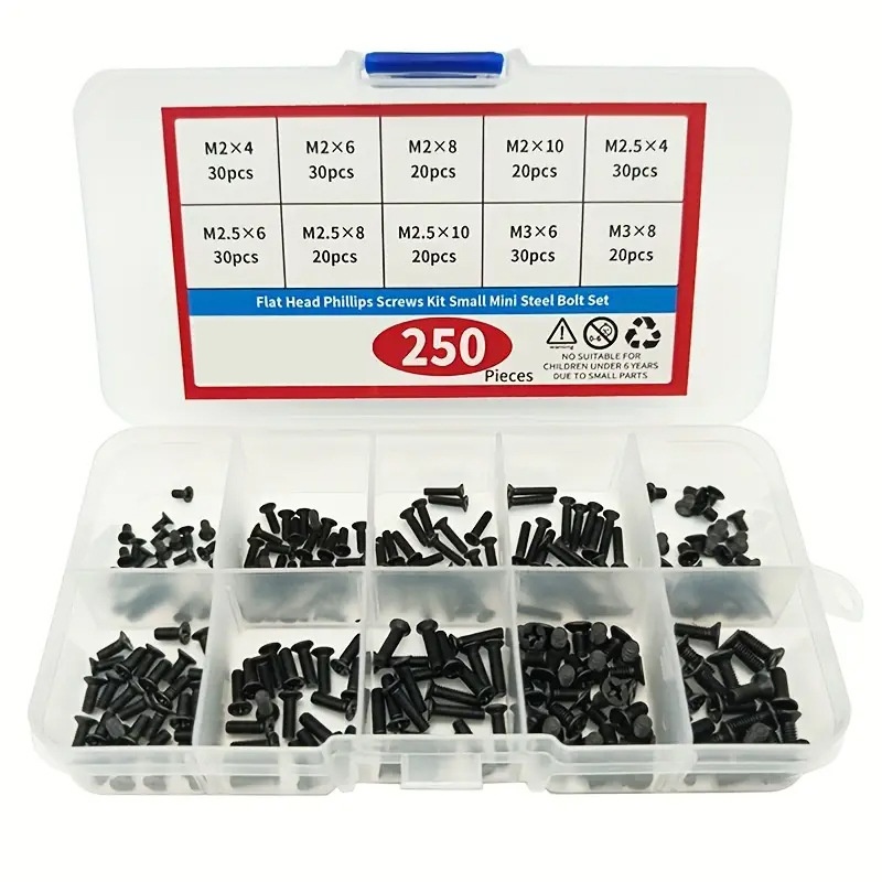 250pcs small computer screw set
