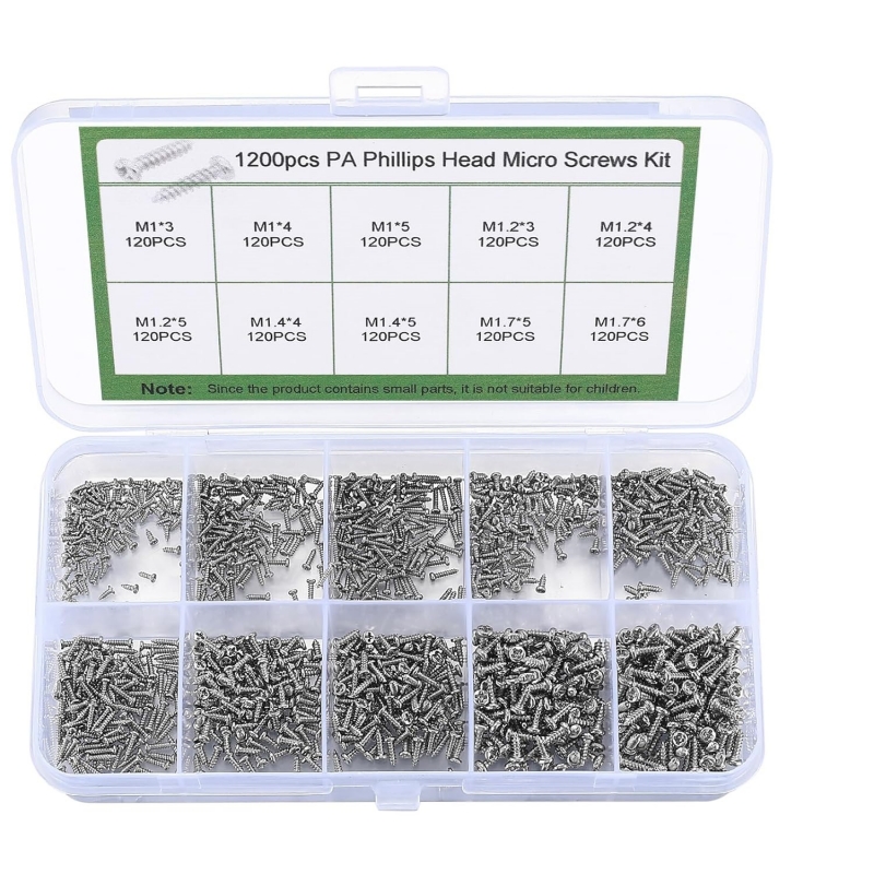 1200pcs screw kit