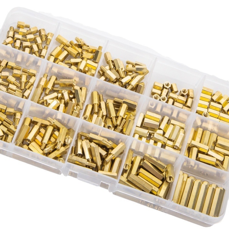 300pcs hexagonal single and double mcopper columns