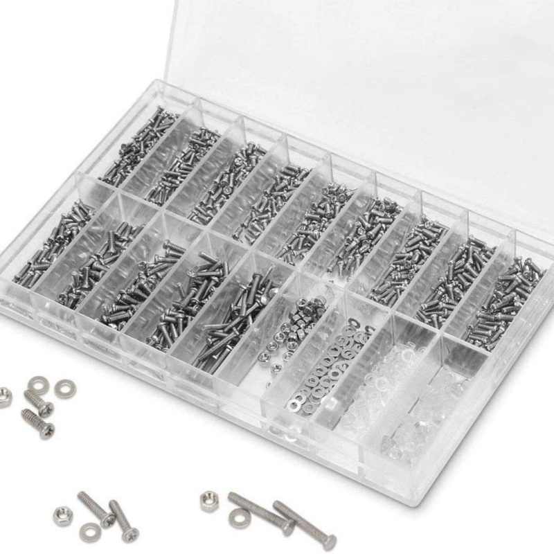 1000pcs glasses screw accessory box