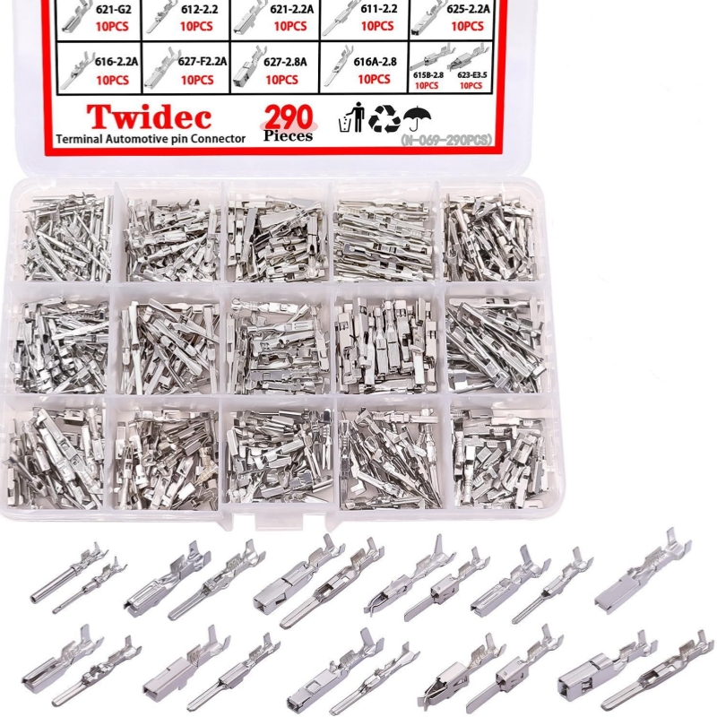 290pcs automotive connector pin accessories terminals