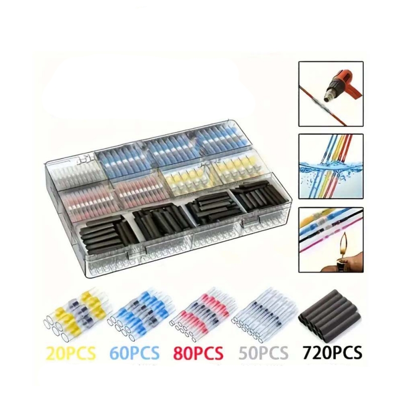 930pcs heat shrink solder sleeves