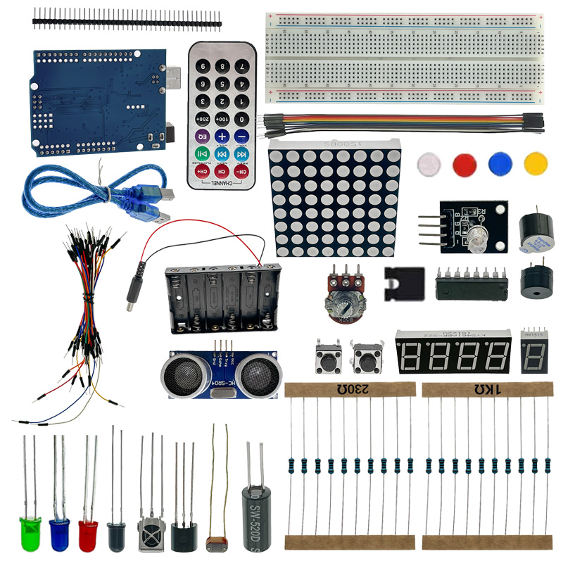 starter-kit-with-ultrasonic-dot-matrix-light starter kit with ultrasonic dot matrix light
